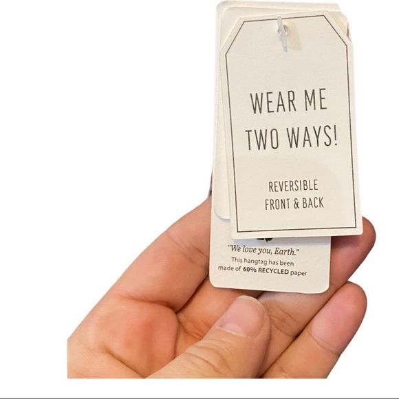 NWT Pink Rose wear 2 ways v neck button back sweater in sugarplum. Large ribbed - Picture 5 of 7